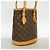 Sac Cabas Louis Vuitton Monogram Bucket PM M42238 Marron - vue 2