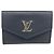 Louis Vuitton Portefeuille Lock Mini Tri-fold Wallet Preto