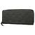 Louis Vuitton Monogram Empreinte Portefeuille Clemence Long Wallet Nero