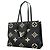 Borsa Tote Louis Vuitton Monogram Empreinte Bicolor OnTheGo MM Nero Beige