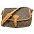 Bolso de hombro Louis Vuitton Monogram Sologne Castaño