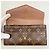 Louis Vuitton Monogram Portefeuille Sarah Long Wallet Braun - Ansicht 11