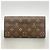 Louis Vuitton Monogram Portefeuille Sarah Long Wallet Braun - Ansicht 12