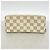 Louis Vuitton Damier Azur Portefeuille Clemence Long Wallet Rosa Bianco - vista 9