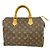 Bolso Louis Vuitton Monogram Speedy 30 Castaño