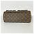 Bolsa Louis Vuitton Monogram Manhattan PM Marrom - vista 3