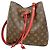 Néonoé Bolso de hombro Louis Vuitton Monogram NeoNoe Roja