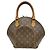 Sac à main Louis Vuitton Monogram Ellipse PM Marron
