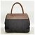Sac cabas Chanel en denim et cuir Marron Noir - vue 12