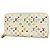 Louis Vuitton Monogram Multicolor Zippy Wallet Pink White