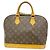 Bolso de mano Louis Vuitton Alma Monogram Castaño