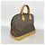 Bolso de mano Louis Vuitton Alma Monogram Castaño - vista 2