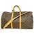 Louis Vuitton Brown Boston Monogram Keepall Bandoulière 50 Braun