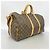 Louis Vuitton Brown Boston Monogram Keepall Bandoulière 50 Braun - Ansicht 2