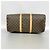 Louis Vuitton Brown Boston Monogram Keepall Bandoulière 50 Braun - Ansicht 3