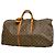 Louis Vuitton Boston Monogram Keepall Bandoulière 60 Braun