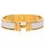 Bracciale Clic H PM in smalto bianco Hermès