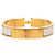 Bracciale Clic H PM in smalto bianco Hermès - vista 3