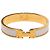Bracciale Clic H PM in smalto bianco Hermès - vista 5
