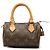 Louis Vuitton Brown Monogram Mini Speedy HL Braun
