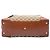 Borsa Satchel Gucci Brick Lane in tela GG beige - vista 3