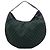 Gucci Green Large GG Canvas Half Moon Hobo Verde Verde oscuro