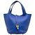 Hermès Blue Clemence Picotin Lock 18