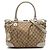 Sac à main Gucci Beige GG Canvas Sukey Satchel