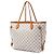 Louis Vuitton White Damier Azur Neverfull MM Blanc - vue 2