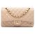 Chanel Beige Medium Classic Lambskin Double Flap Bege
