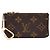Portachaves Louis Vuitton Brown Monogram Castaño