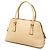 Prada Promenade Satchel aus Vitello Daino Beige - Ansicht 2