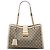Padlock Borsa Tote Gucci Beige Medium GG Supreme con Lucchetto