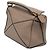 Bolsa Puzzle Mini em pele de vitelo castanha LOEWE Marrom Taupe - vista 2