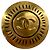 Orecchini a clip rotondi Chanel Gold CC placcati oro D'oro - vista 5