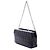 Chanel Black Chocolate Bar Frame Clutch aus Lammleder mit Multi-Ketten Schwarz - Ansicht 2