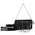 Chanel Black Chocolate Bar Frame Clutch aus Lammleder mit Multi-Ketten Schwarz - Ansicht 7