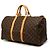 Louis Vuitton Brown Monogram Keepall 50 Marron - vue 2