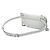 Bolso cinturón convertible Miu Miu de napa blanco con flecos de cristal - vista 2