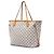 Louis Vuitton White Damier Azur Neverfull MM Branco - vista 2