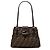 Bolso de hombro Fendi Small Zucca Canvas Marrón Castaño
