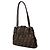Bolso de hombro Fendi Small Zucca Canvas Marrón Castaño - vista 2