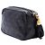 Bolsa Camera Chanel em pele de cordeiro acolchoada preta com tassel CC Preto - vista 2
