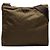 Prada Brown Tessuto Crossbody mit Reißverschluss Braun Khaki