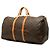 Louis Vuitton Brown Monogram Keepall 60 Marron - vue 2