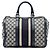 Gucci Beige Medium GG Canvas Web Joy Boston Tasche