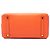 Hermès Orange Clemence Birkin Retourne 35 Naranja - vista 3