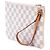 Bolso Louis Vuitton White Damier Azur Neverfull MM Blanco - vista 2