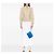 Pochette à cordon de serrage Prada en Tessuto bleu - vue 6