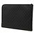 Gucci Black GG Supreme Interlocking G Clutch Schwarz - Ansicht 2